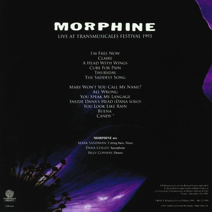 MORPHINE – Live At Transmusicales Festival 1993 LP