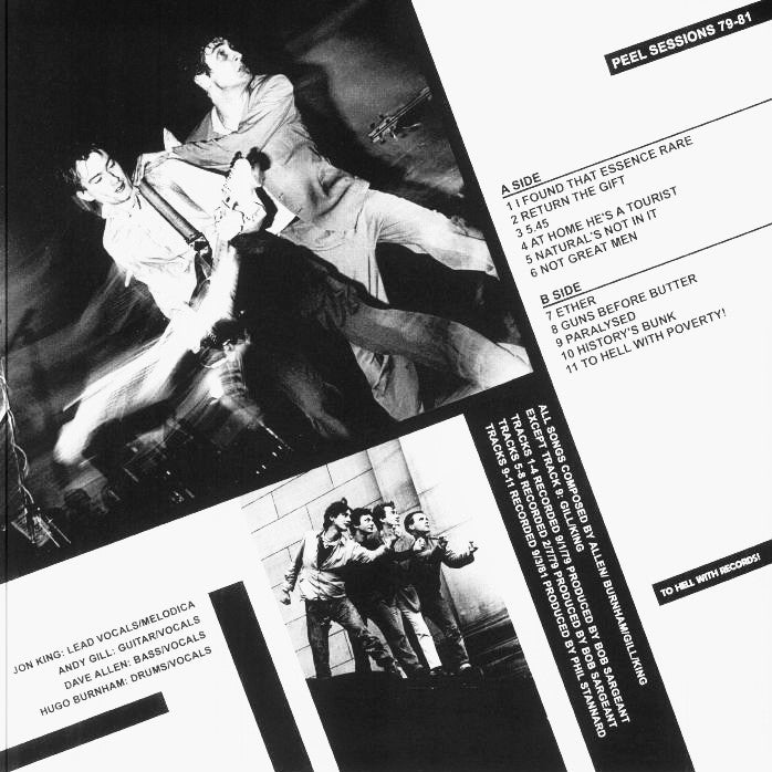 GANG OF FOUR – Peel Sessions 79-81 LP