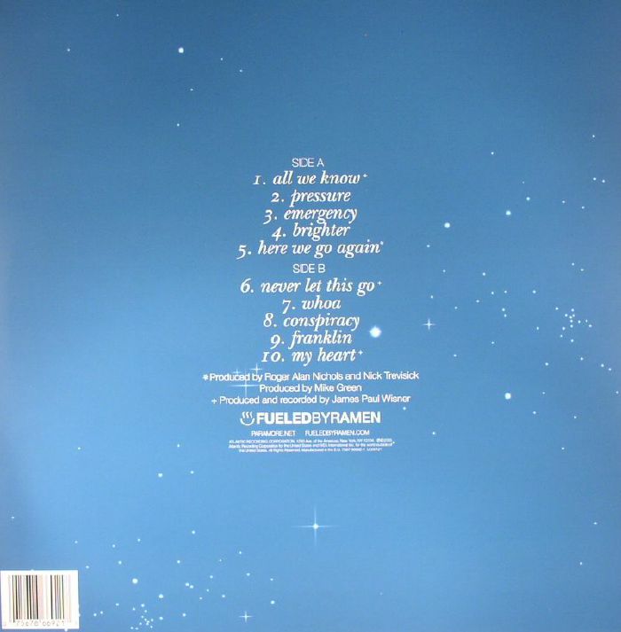 PARAMORE – All We Know Is Falling LP (color vinyl)