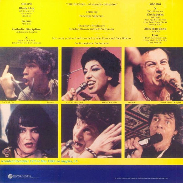 V/A - The Decline Of Western Civilization Soundtrack LP