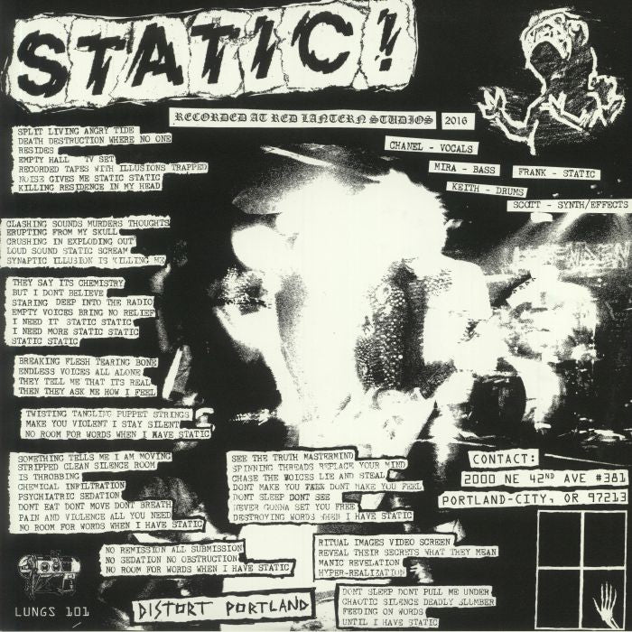 LEBENDEN TOTEN – Static! 12" (blue vinyl)