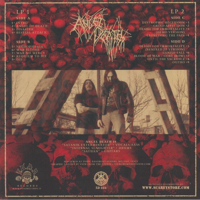 ANGEL DEATH – Memoirs Of Death - The History 1986-1995 2xLP