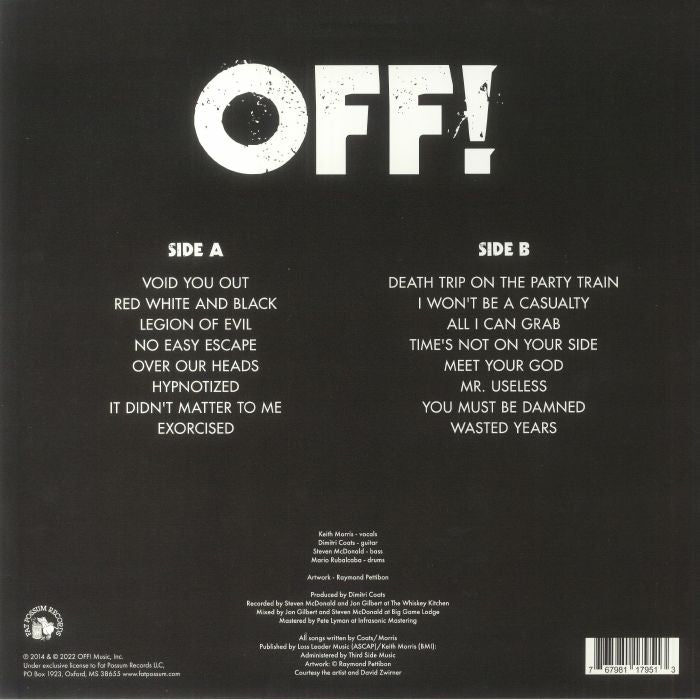 OFF! – Wasted Years LP