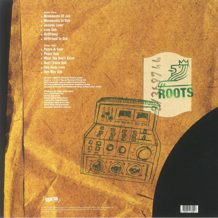 BARRY BROWN – Meets The Scientist At King Tubby's With The Roots Radics LP