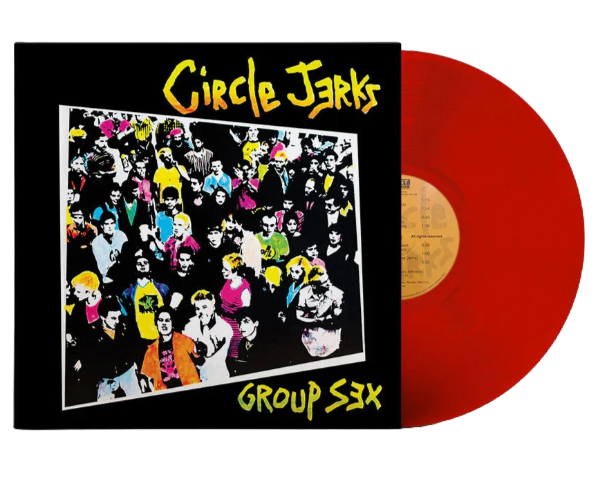 CIRCLE JERKS – Group Sex LP (red transparent vinyl)