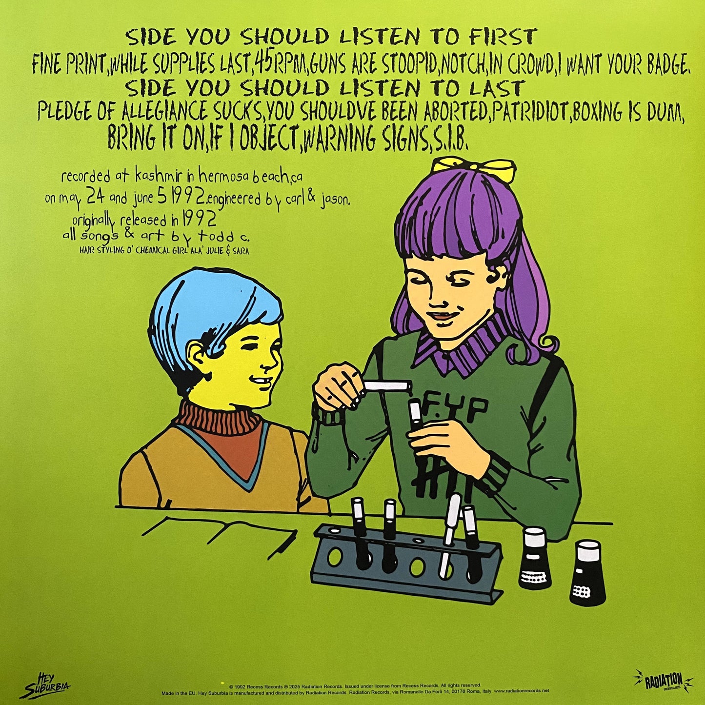 F.Y.P. – Finish Your Popcorn LP (green vinyl)