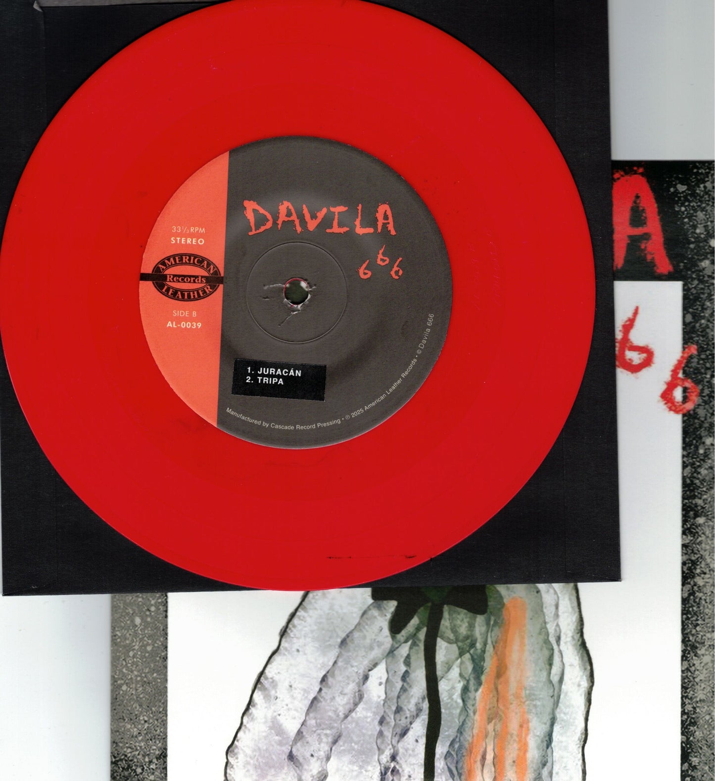 DÁVILA 666 – S/T 7" (red vinyl)