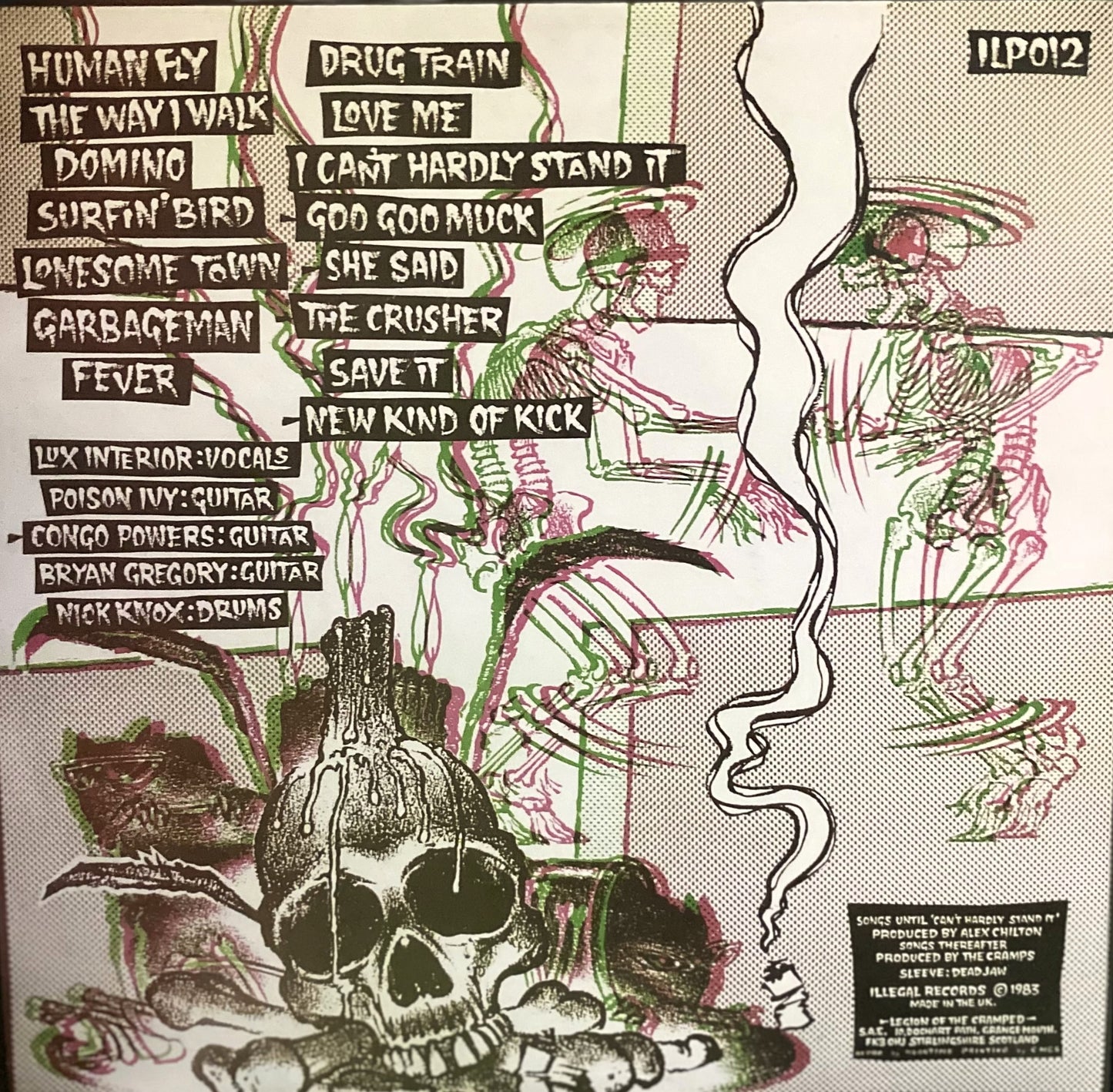 CRAMPS – Off The Bone LP (color vinyl)