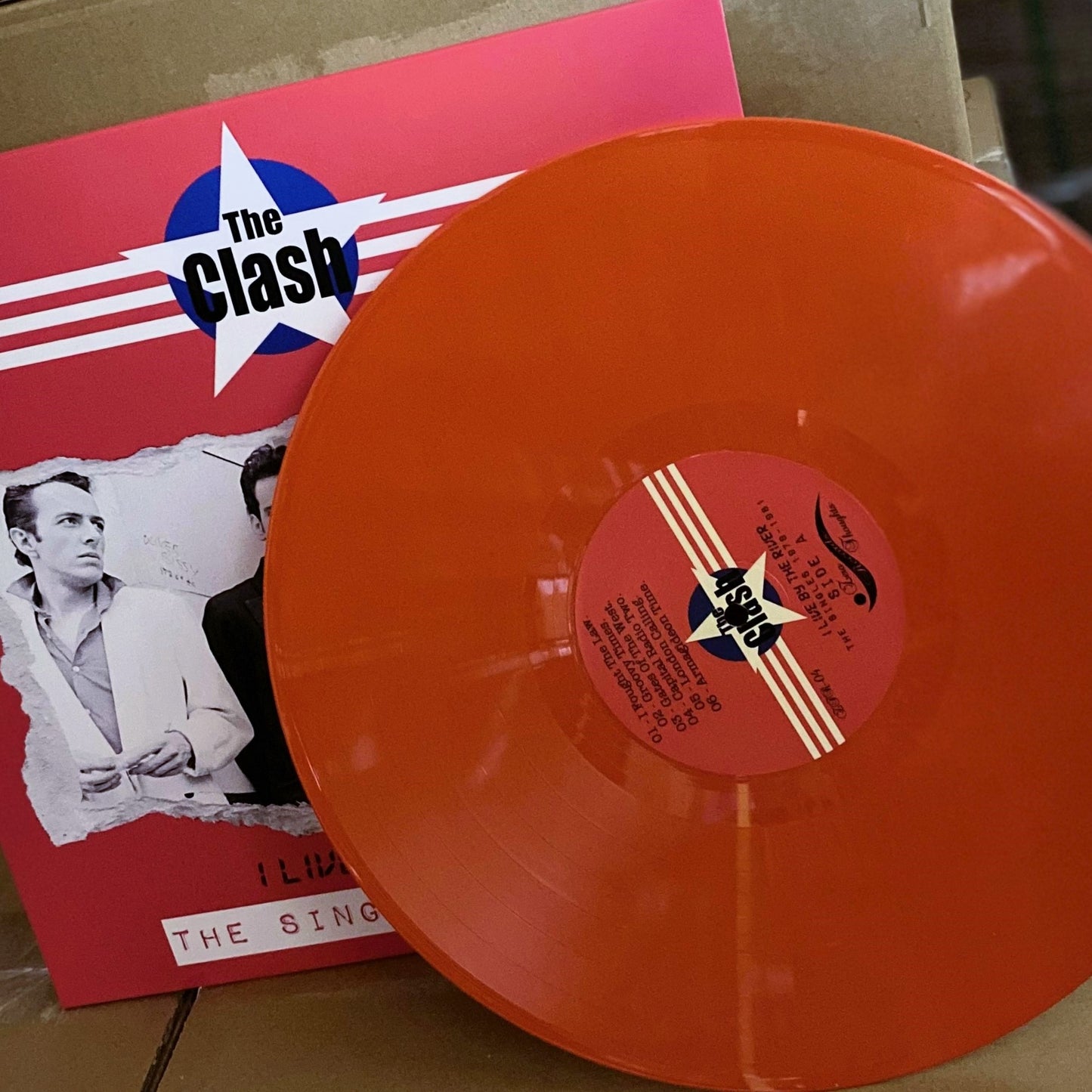 CLASH – I Live By The River: Singles 1979-1981 (Vol 2) LP (blood orange vinyl)