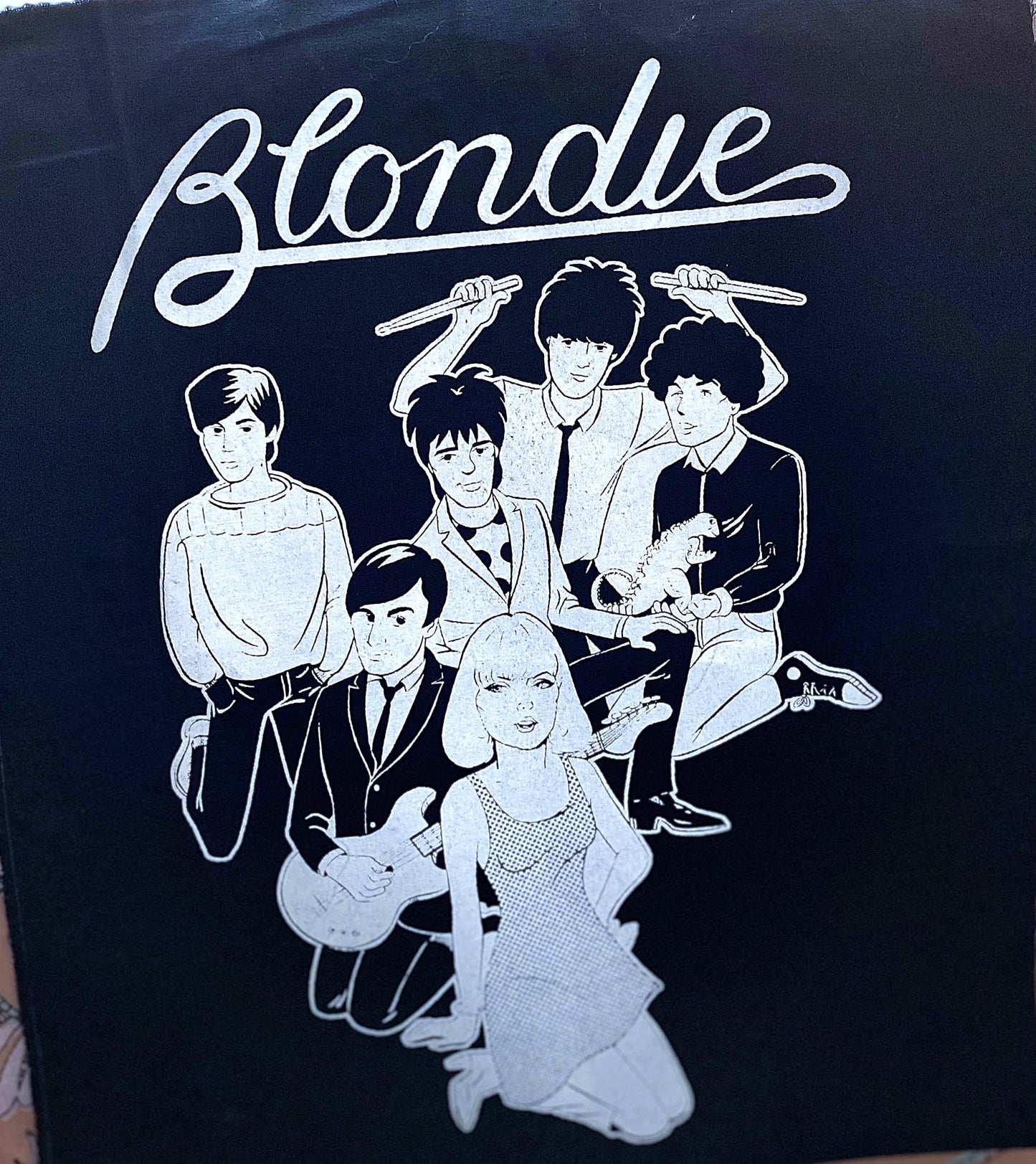 BLONDIE | Band Portrait Cartoon BackPatch