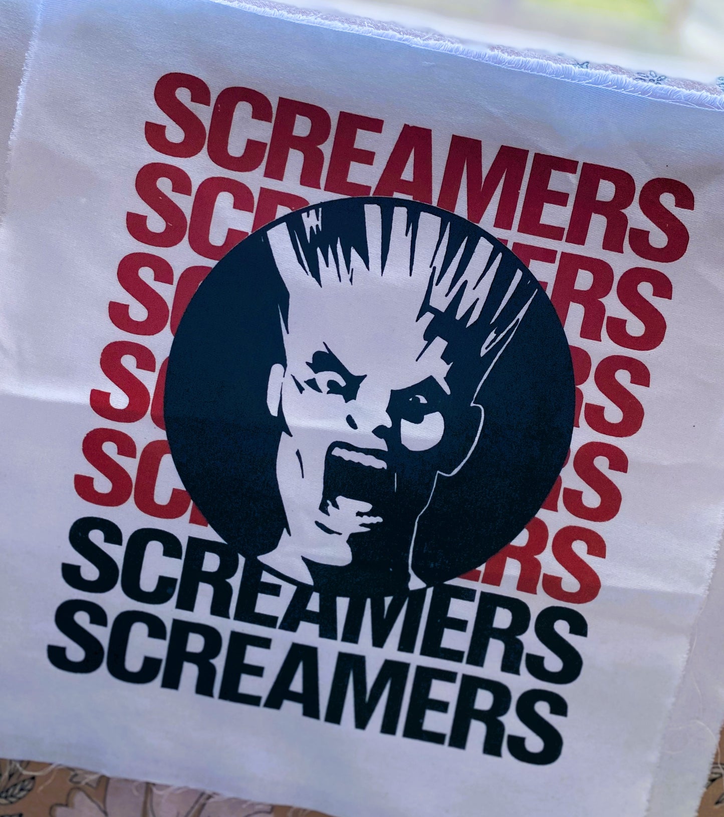 SCREAMERS | Spiked Hair Screamer Back Patch