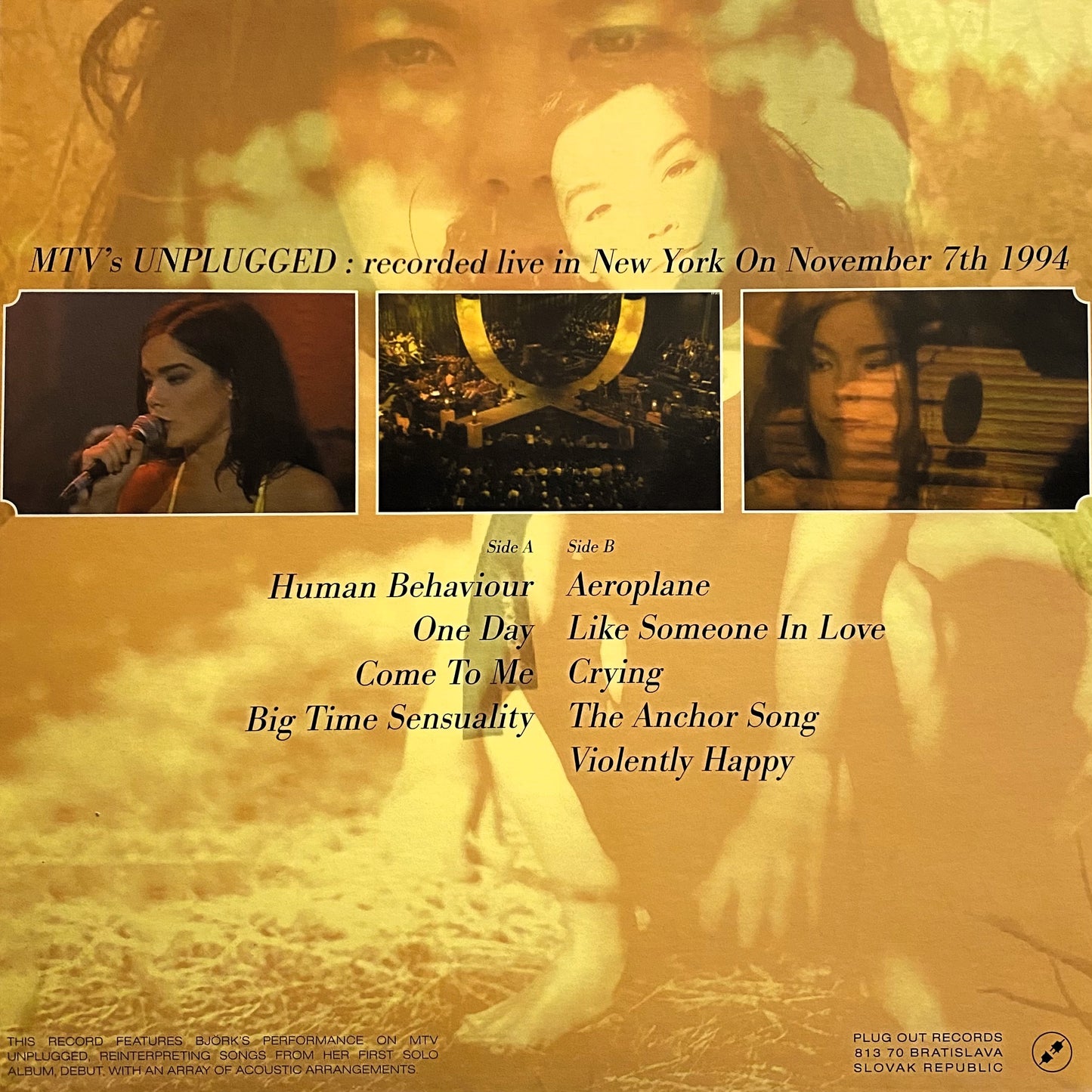 BJÖRK – Unplugged 1994 LP (marbled color vinyl)