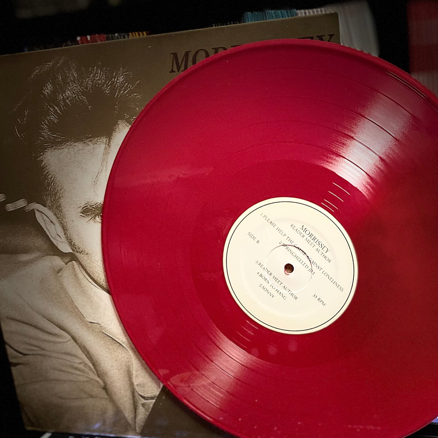 MORRISSEY – Reader Meet Author: Rare Outtakes & Demos LP (cranberry red vinyl)