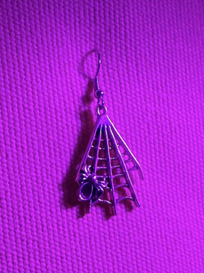 Spider's Cobweb Earring