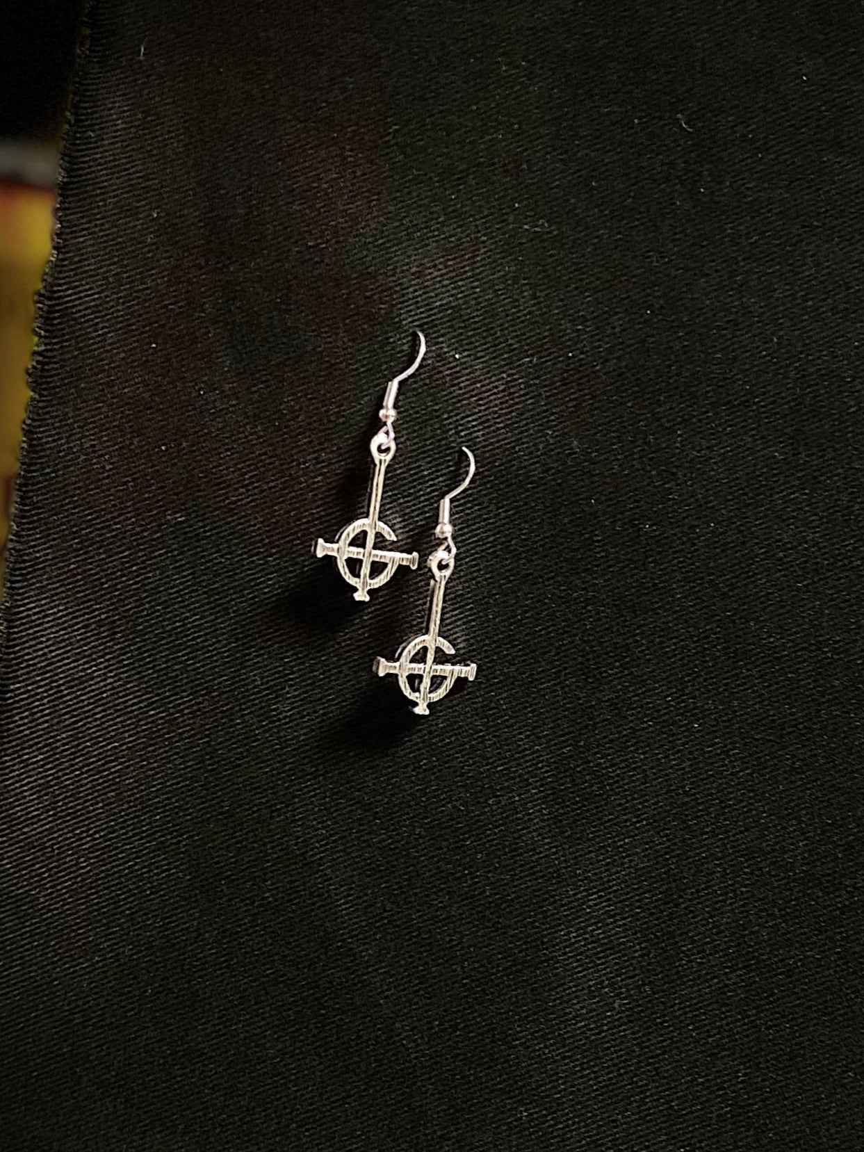 Ghost Band Insignia Earring