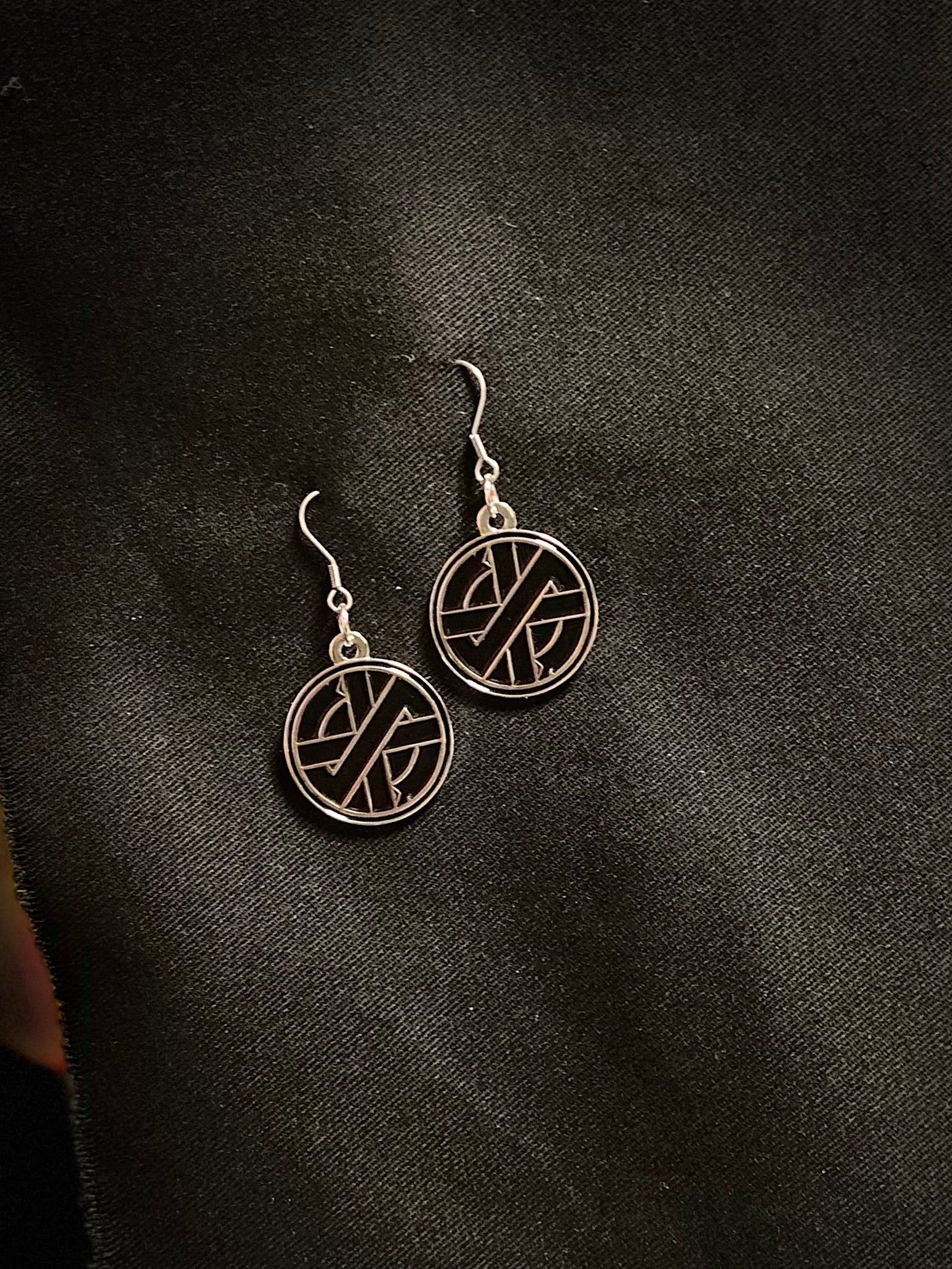 Crass Band Insignia Earring