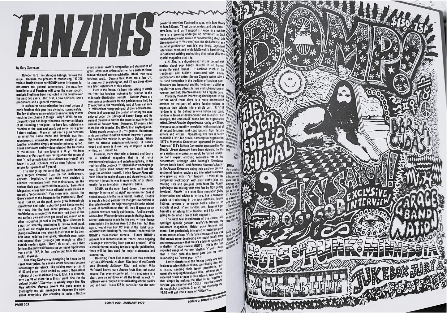 Bomp! 2 - Born in the Garage by Mike Stax & Suzy Shaw