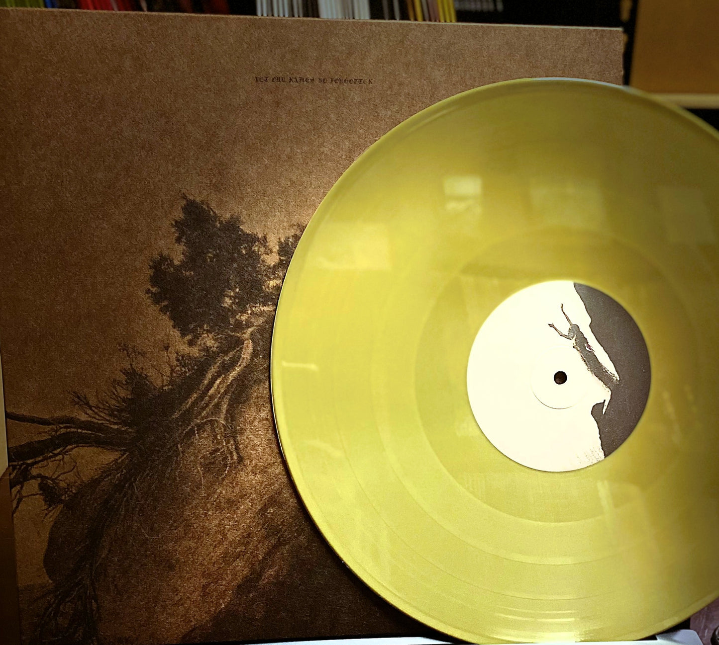 RAGANA / THOU – Let Our Names Be Forgotten LP (gold vinyl)