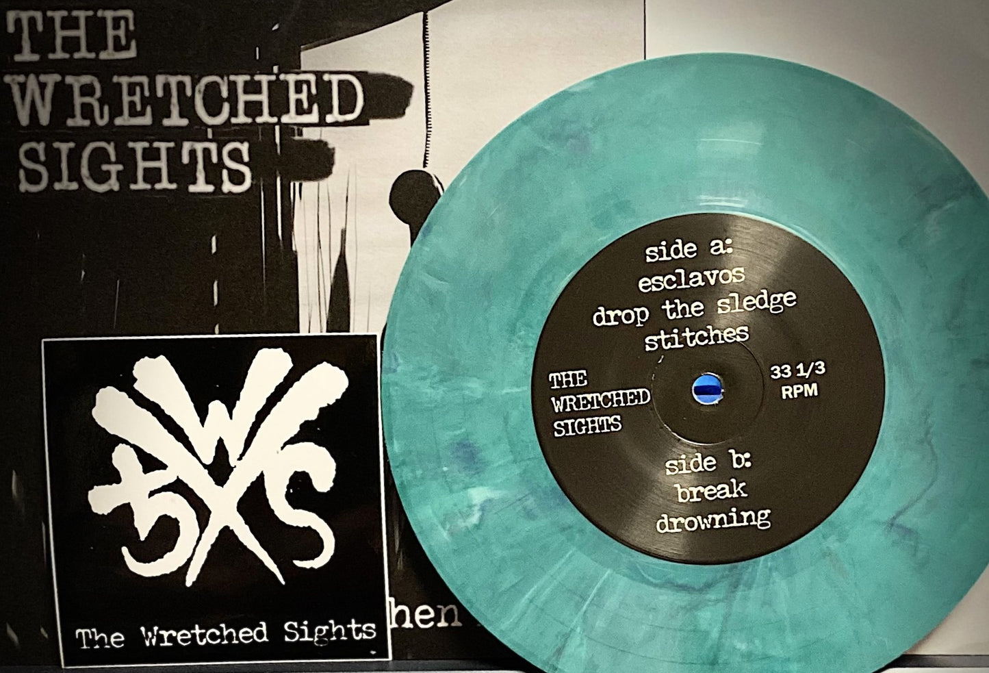WRETCHED SIGHTS – Heathen Help Us 7" (color vinyl)