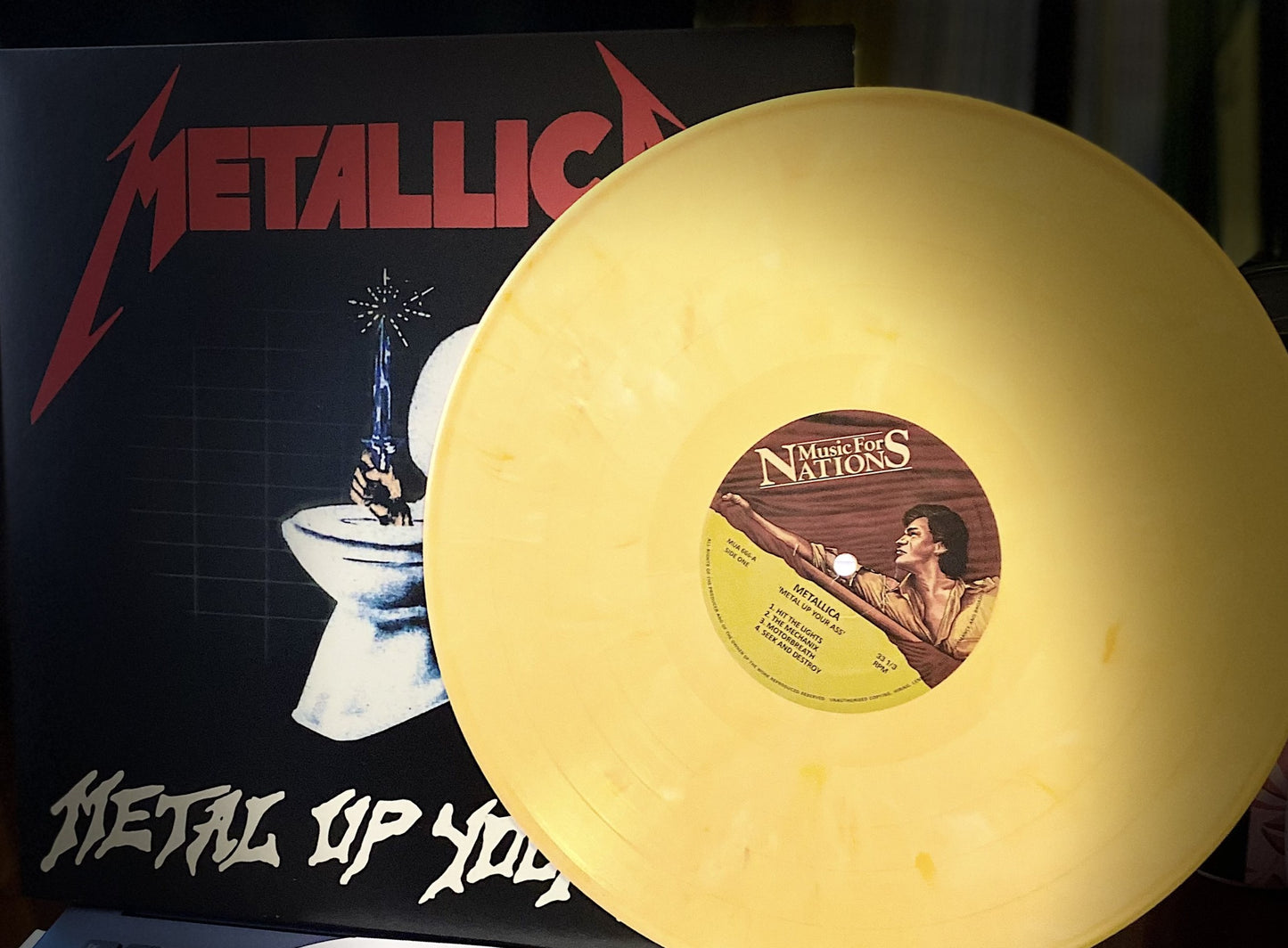 METALLICA – Metal Up Your Ass LP (color vinyl)