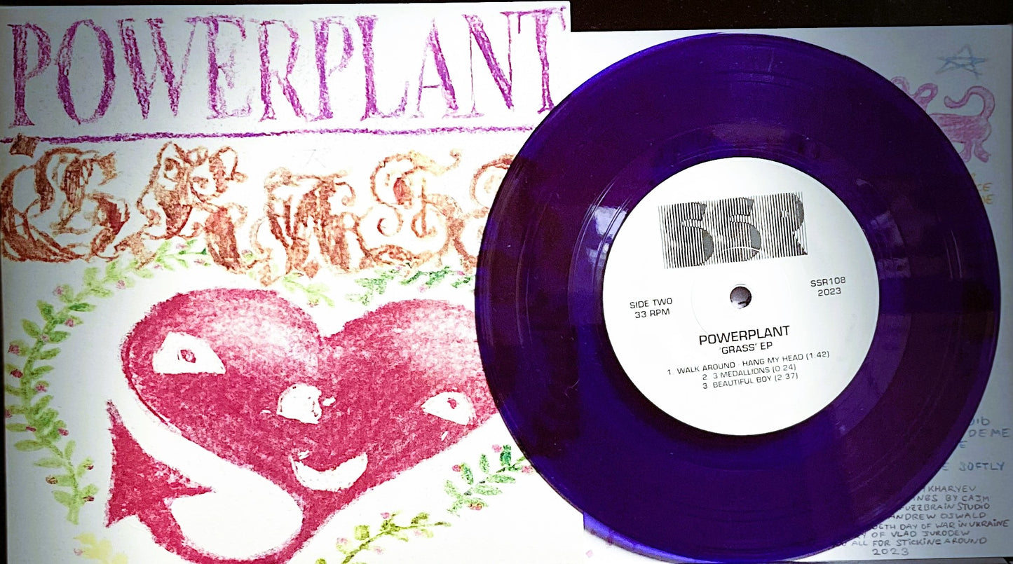 POWERPLANT – Grass 7" (purple vinyl)