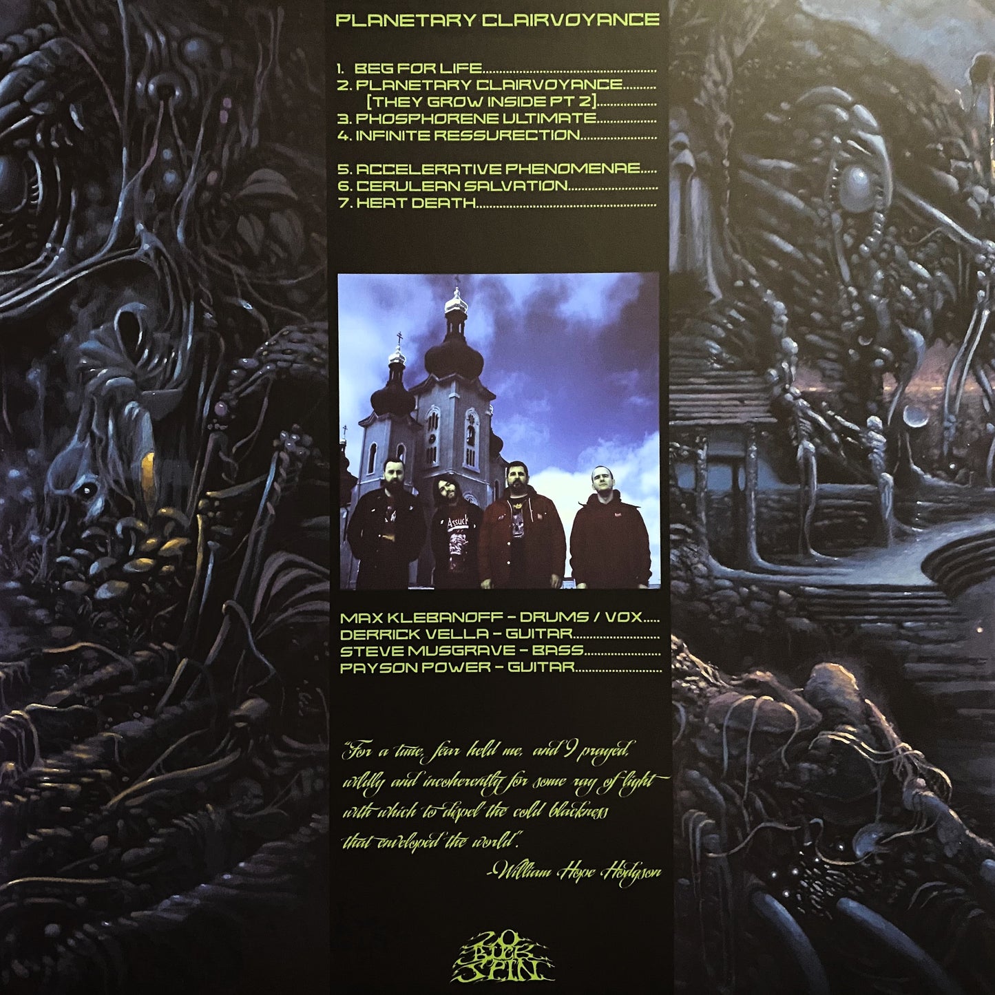 TOMB MOLD – Planetary Clairvoyance LP ("Bioluminescence" marbled vinyl)