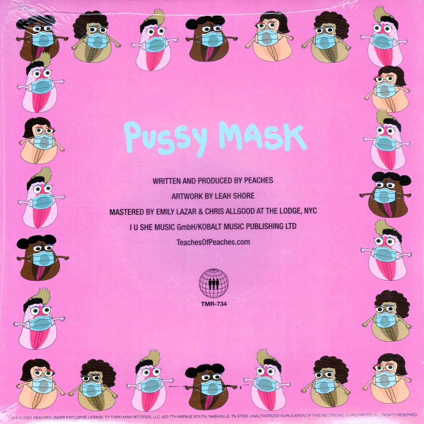 PEACHES – Pussy Mask 7"
