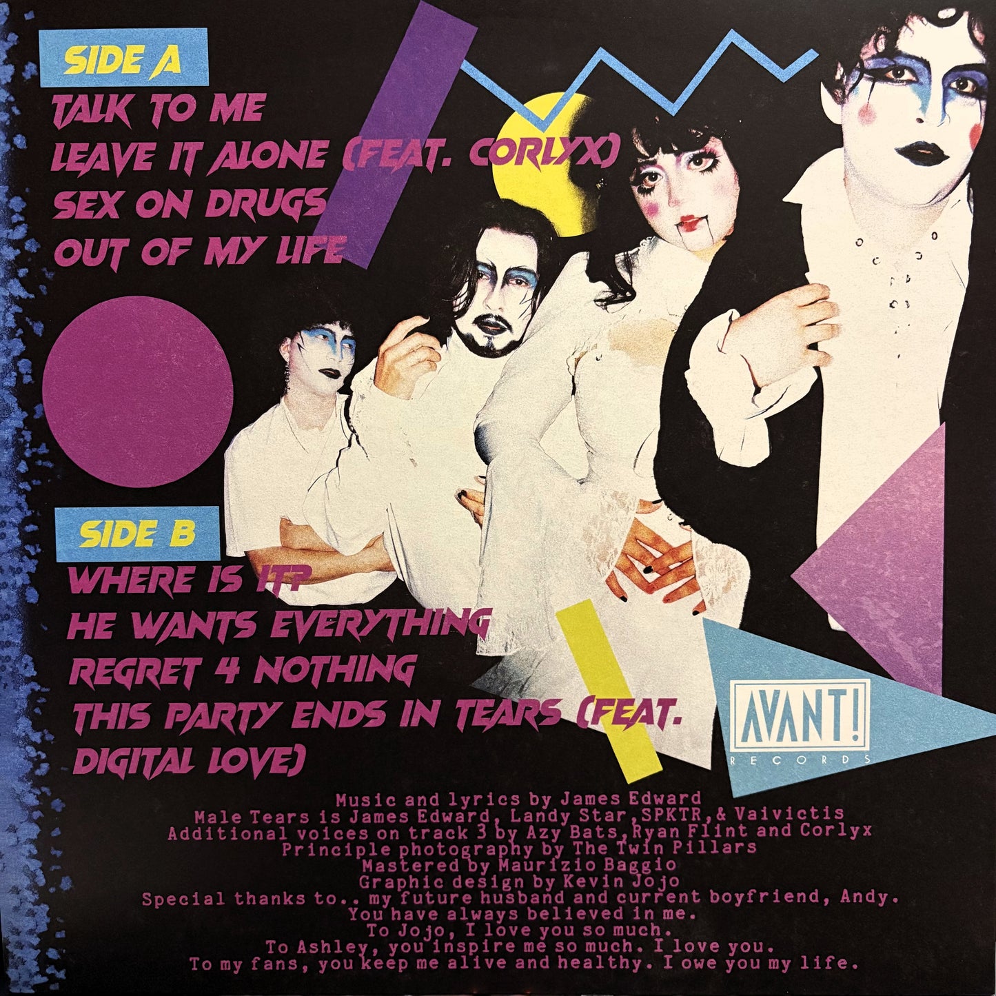 MALE TEARS – Paradísco LP (pink vinyl)