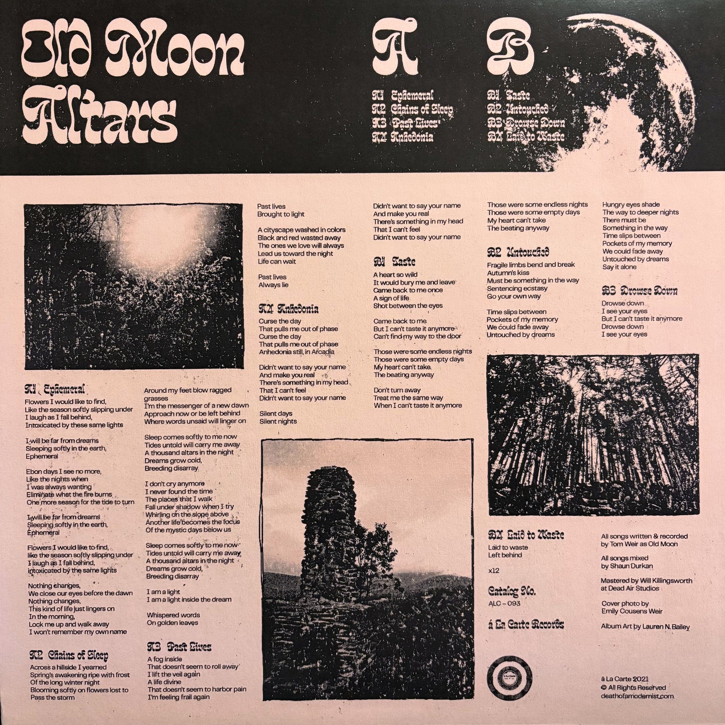 OLD MOON – Altars LP (purple splatter vinyl)