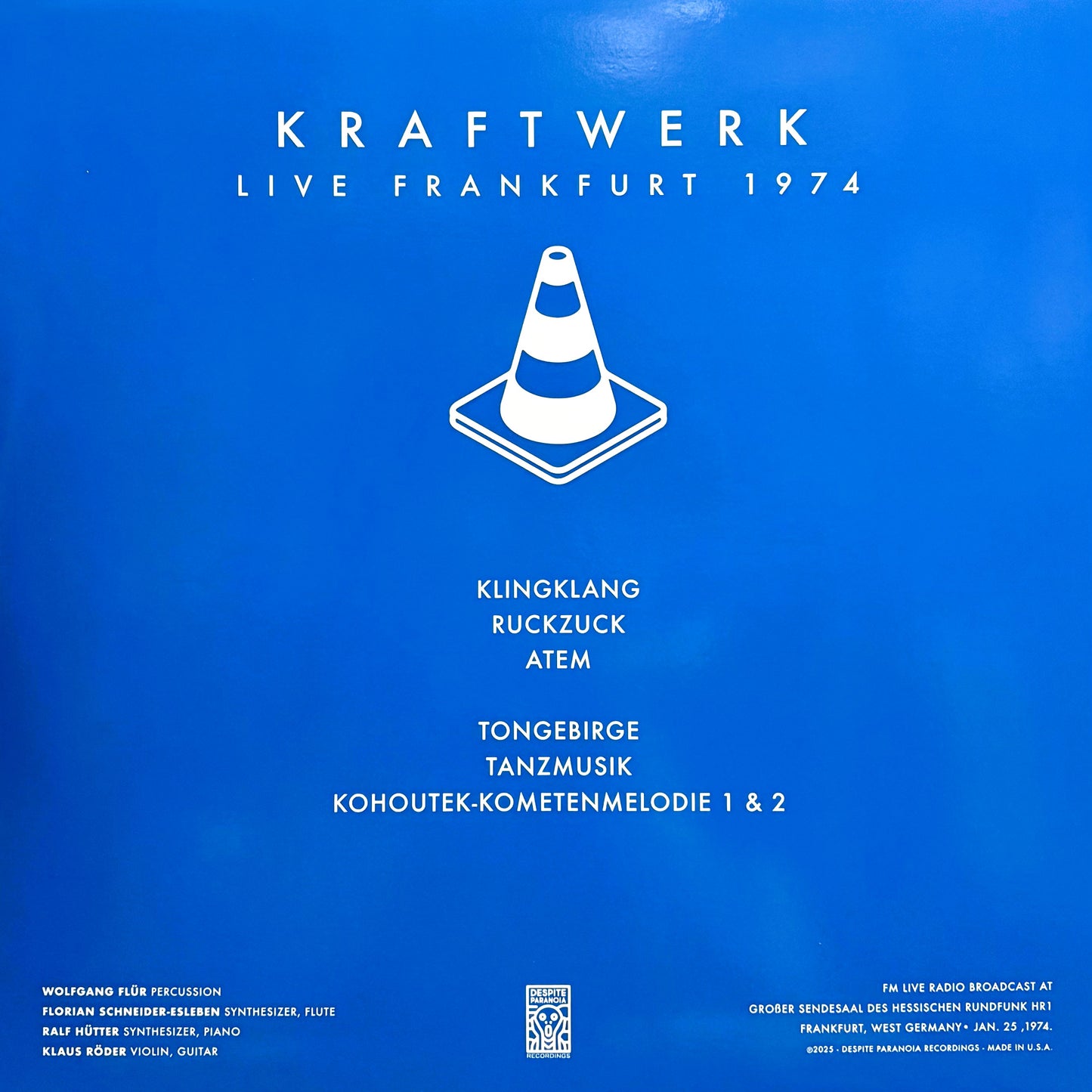 KRAFTWERK – Live Frankfurt 1974 LP