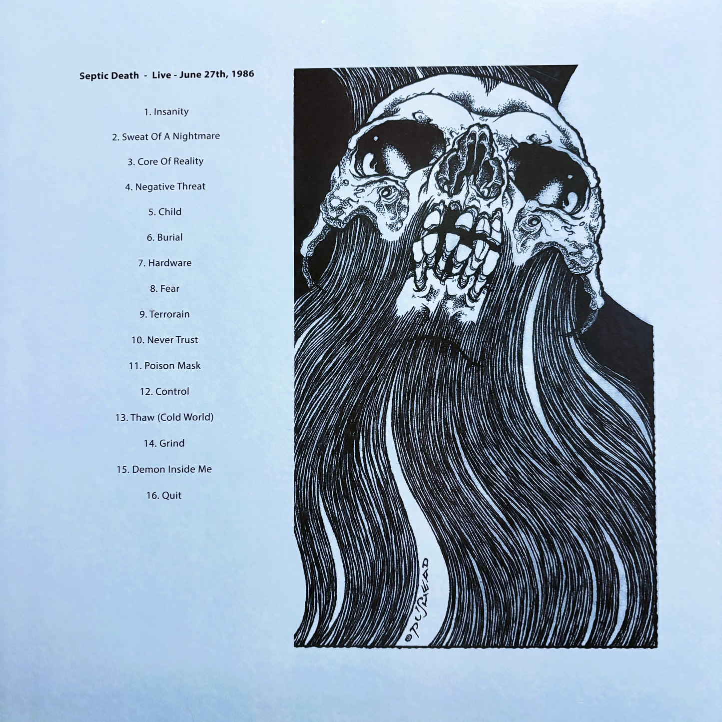 SEPTIC DEATH – Live At The Farm • June 27th, 1986 LP (orange vinyl)