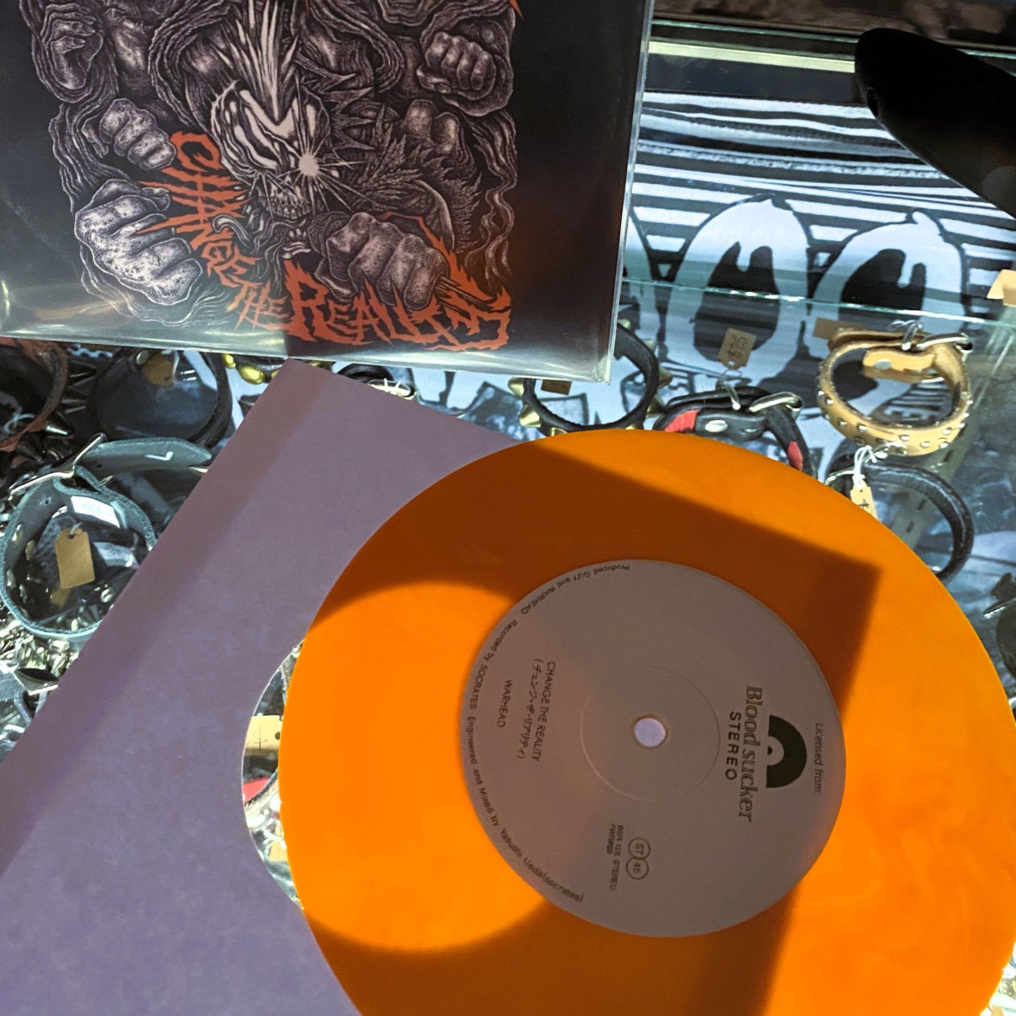 WARHEAD – Change The Reality / Release Your Self 7" (orange vinyl)
