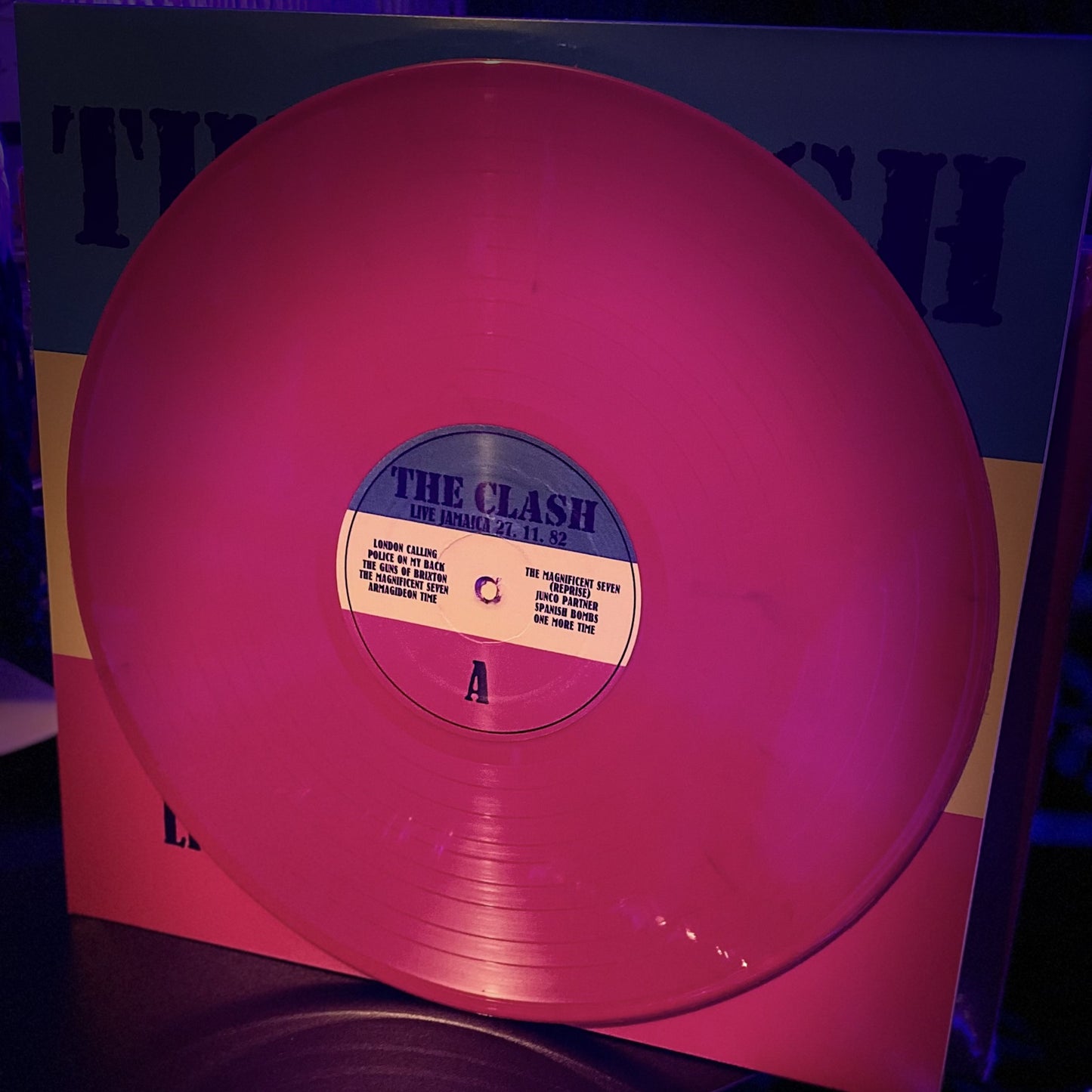 CLASH – Live Jamaica 27.11.82 LP (color vinyl)