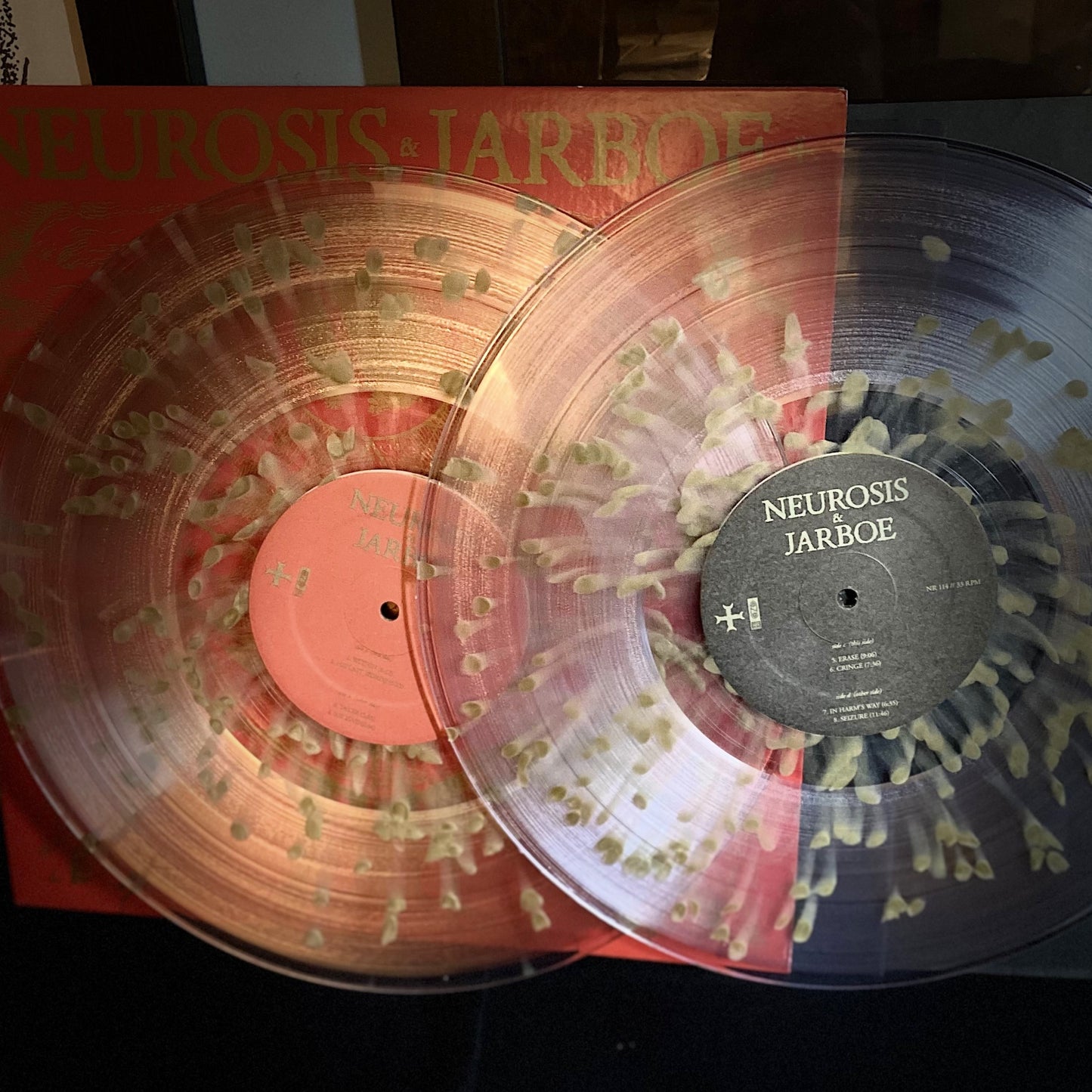 NEUROSIS & JARBOE – S/T 2xLP (clear & gold splatter vinyl)
