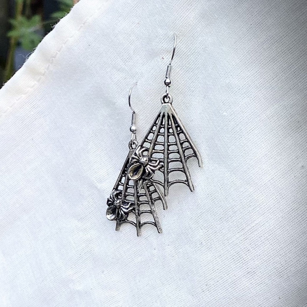 Spider's Cobweb Earring