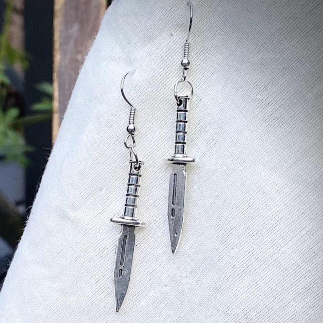 Bowie Knife Earring
