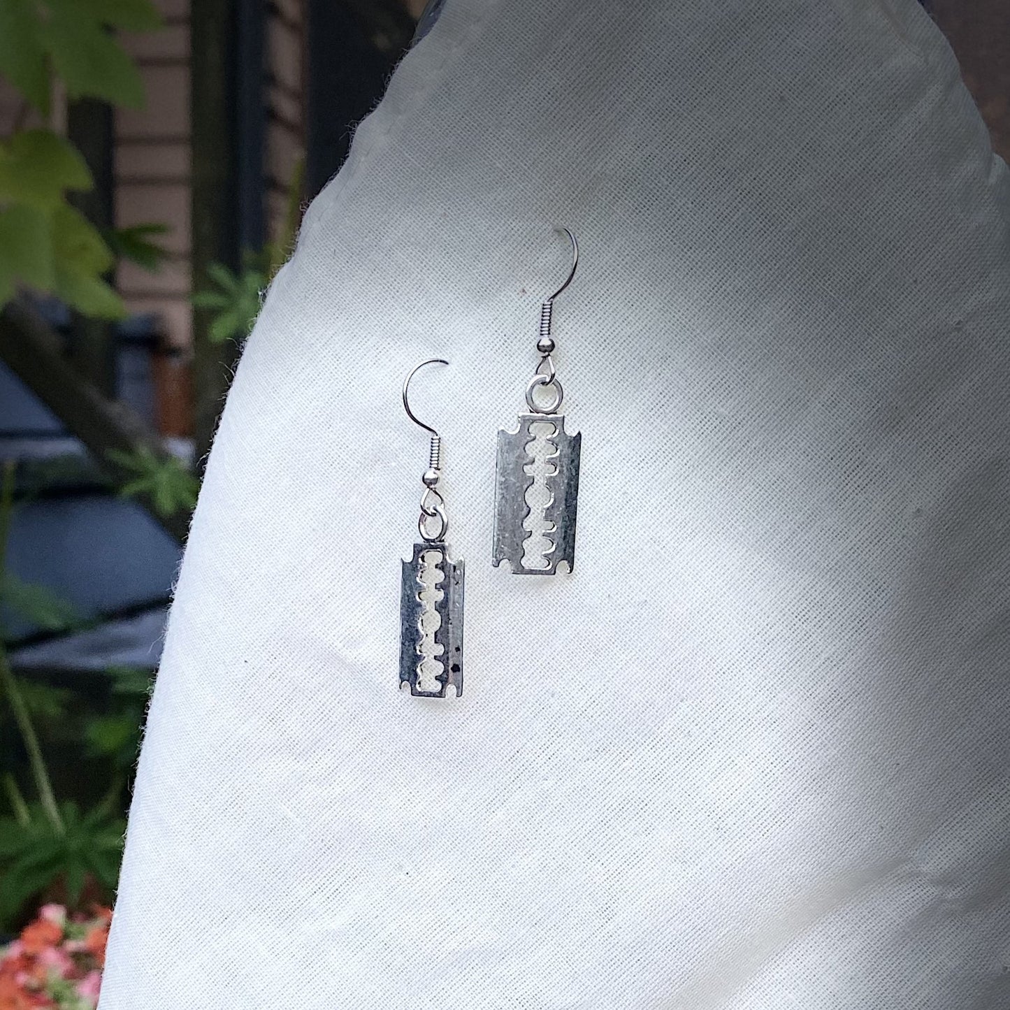 Razor Blade Earring