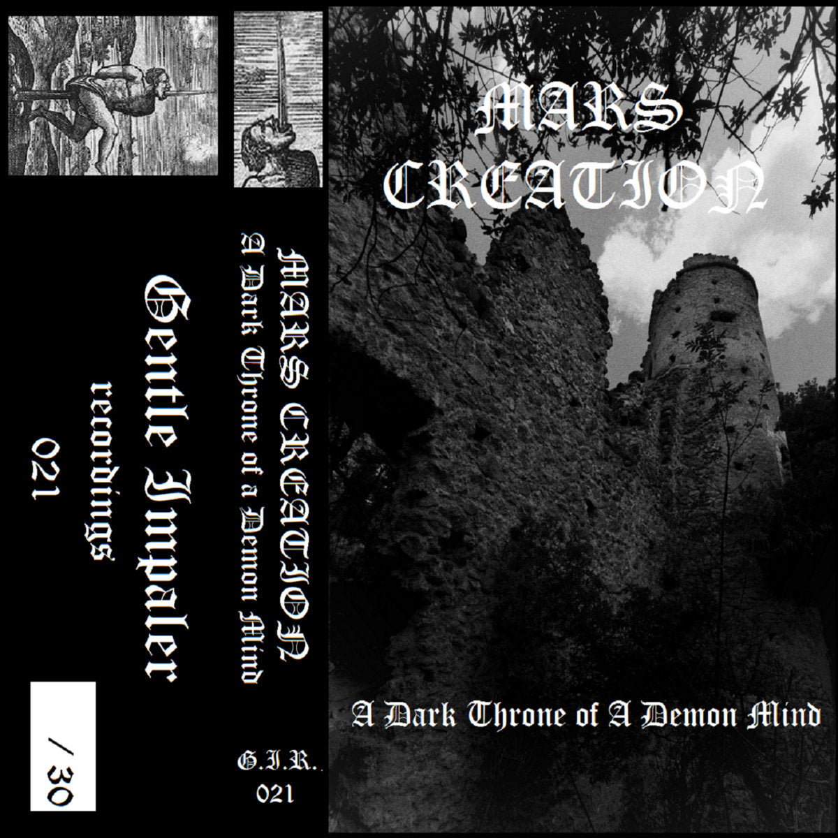 MARS CREATION – A Dark Throne Of A Demon Mind Cassette