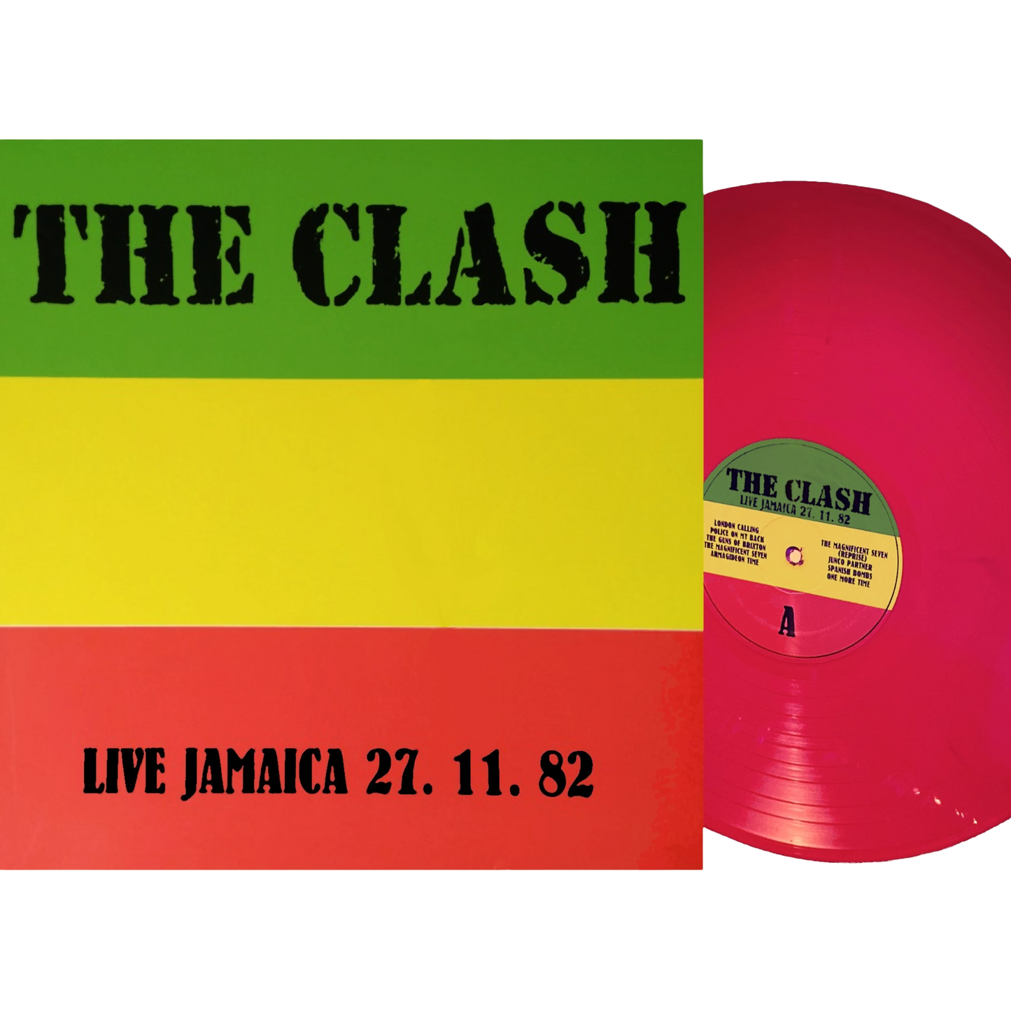CLASH – Live Jamaica 27.11.82 LP (color vinyl)