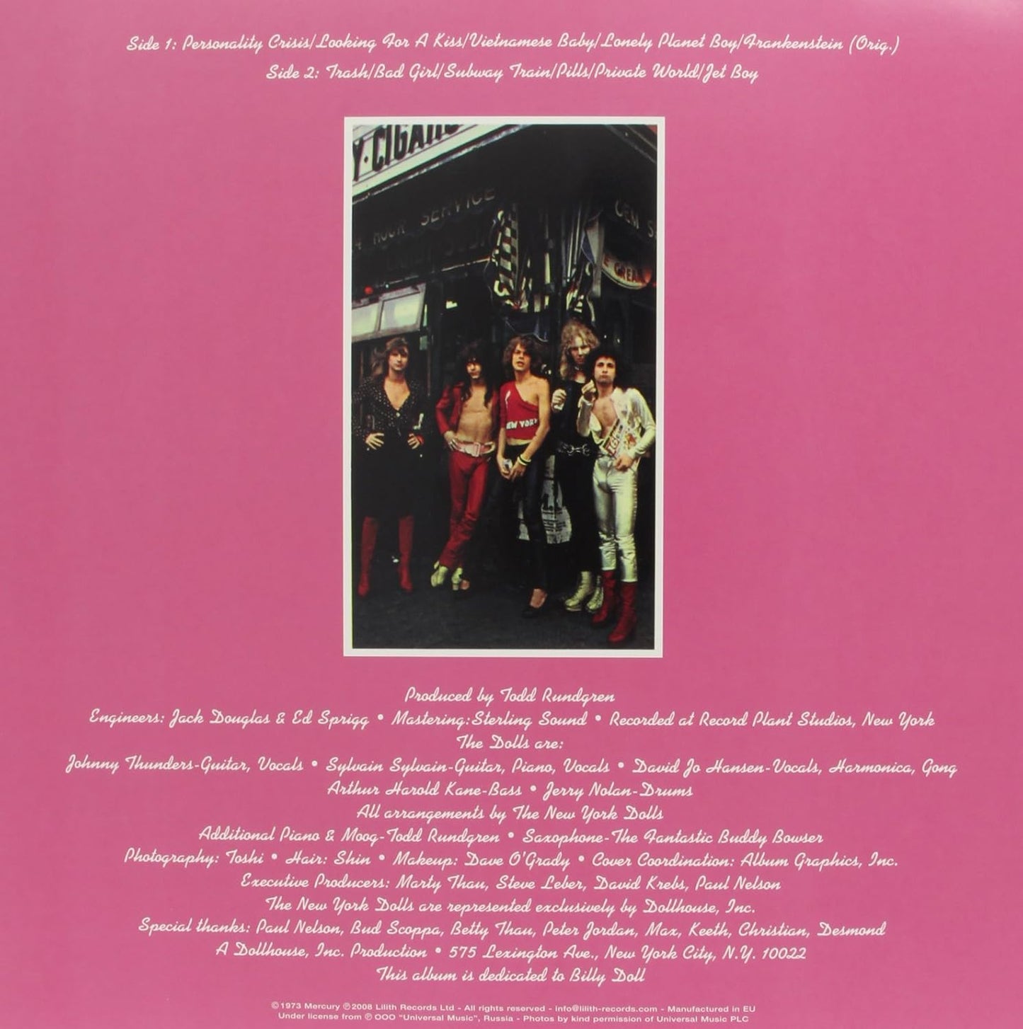 NEW YORK DOLLS – S/T LP