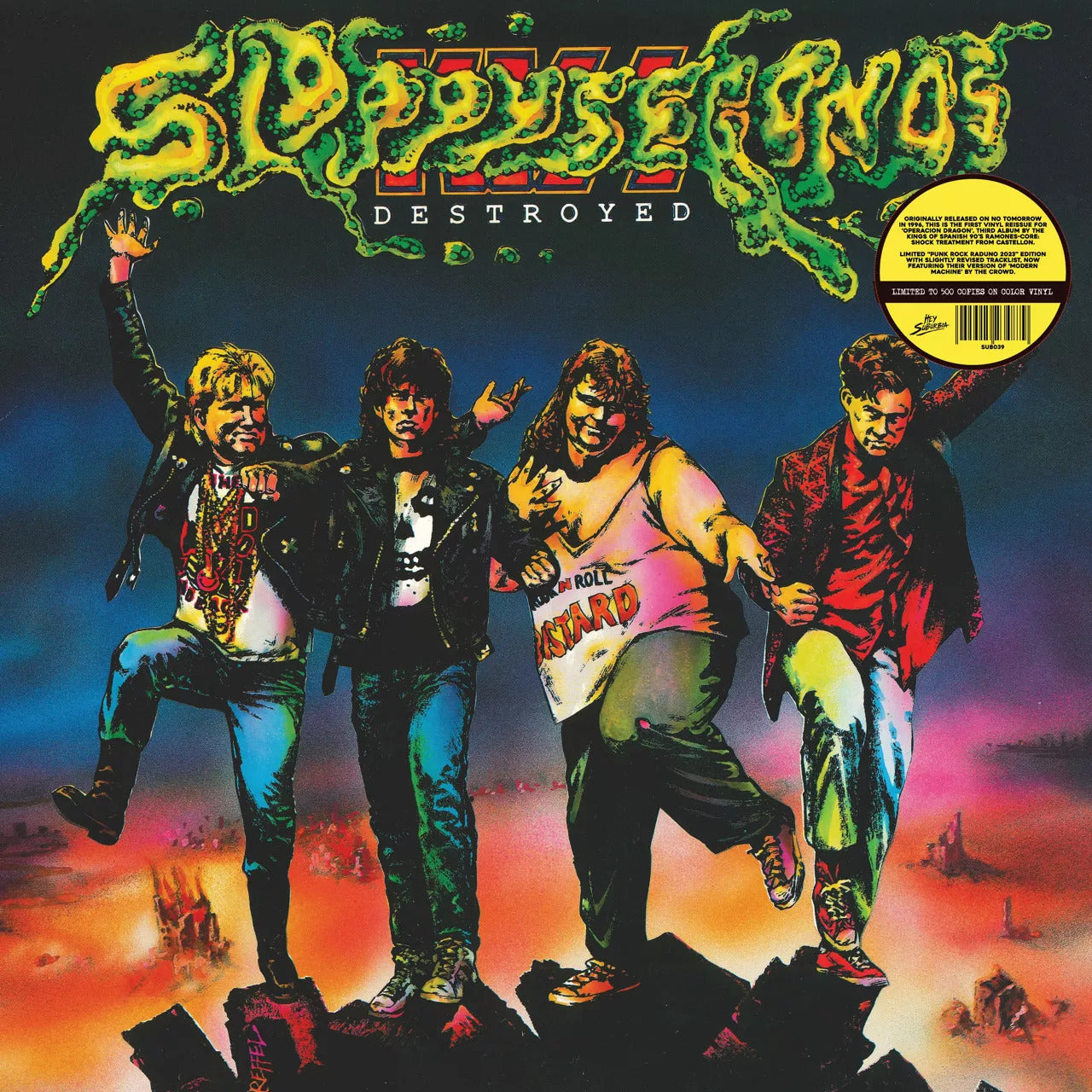 SLOPPY SECONDS – Destroyed LP (green vinyl)