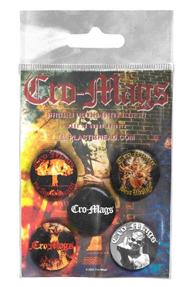 CRO-MAGS Button Badge Set