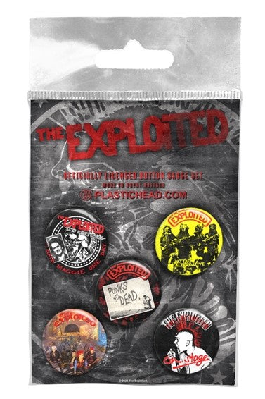 EXPLOITED Button Badge Set 2