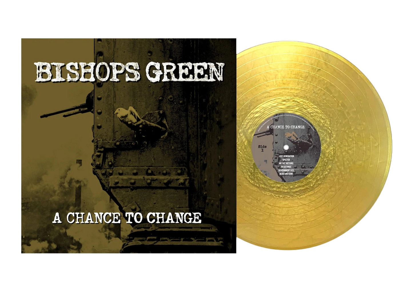 BISHOPS GREEN – A Chance To Change LP (color vinyl)