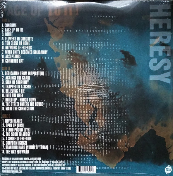 HERESY – Face Up To It! 2xLP + CD