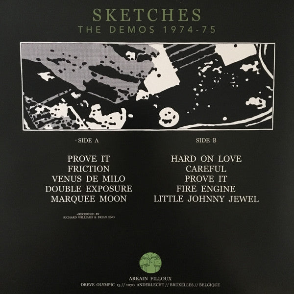 TELEVISION – Sketches: The Demos 1974-75 LP (color vinyl)