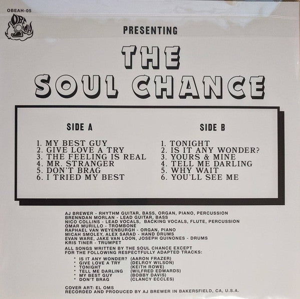 SOUL CHANCE – S/T LP (red translucent vinyl)
