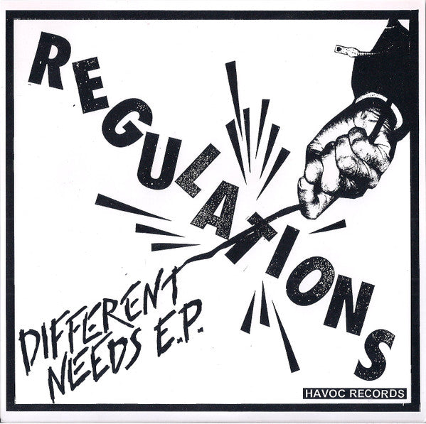 REGULATIONS – Different Needs E.P. 7"