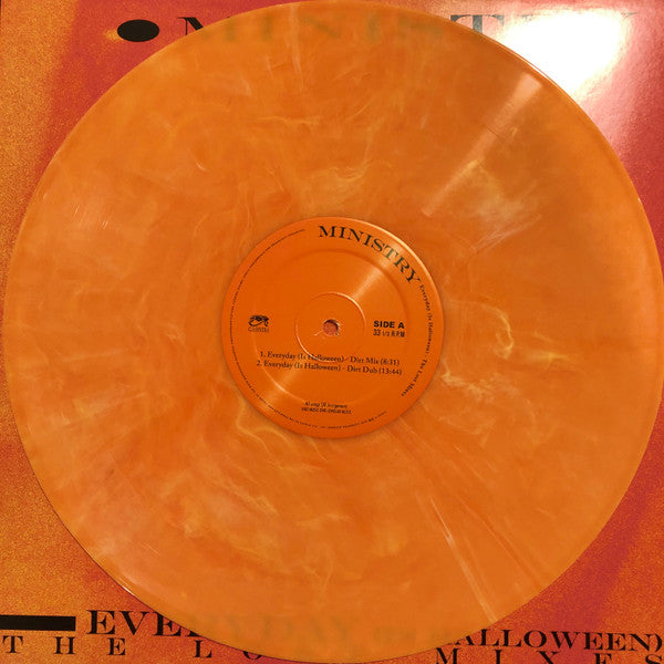 MINISTRY – Everyday (Is Halloween) - The Lost Mixes 12" (orange marbled vinyl)