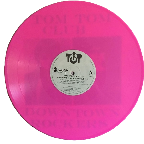 TOM TOM CLUB – Downtown Rockers 12" EP (pink vinyl)